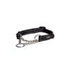 Picture of Rogz Utility Black Medium (Snake) Obedience Half-Check Collar 10"-16" x 1