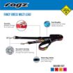 Picture of Rogz Fancy Dress Blue Paw Multi Lead Medium 1.8m x 16mm x 1