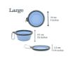 Picture of Henry Wag Silicone Pet Travel Bowl - Large x 1