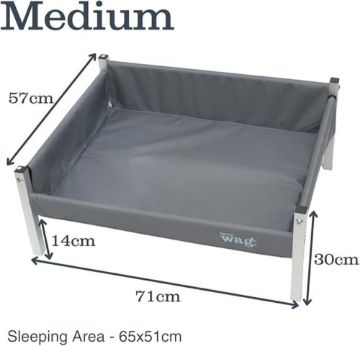 Picture of Henry Wag Elevated Dog Bed Ash Grey - Medium x 1
