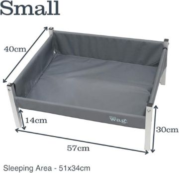 Picture of Henry Wag Elevated Dog Bed Ash Grey - Small x 1