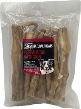 Picture of K9 Chew Co. Buffalo Tail with Skin 15cm 250g x 1