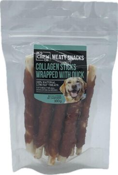 Picture of K9 Chew Co. Collagen Duck Wrapped Stick 5" 100g x 1