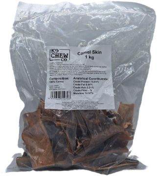 Picture of K9 Chew Co. Camel Skins 1kg