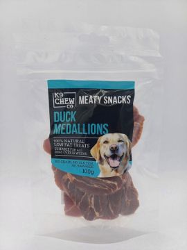 Picture of K9 MS Duck Medallions 100g x 1