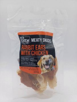 Picture of K9 MS Rabbit Ears with Chicken 100g x 1