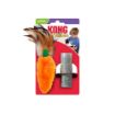 Picture of KONG Cat Toy - Refillable Catnip Feather Top Carrot x 1