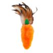 Picture of KONG Cat Toy - Refillable Catnip Feather Top Carrot x 1