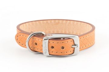 Picture of Ancol Heritage Leather Collar Tan Size 1 12" x 1