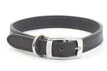 Picture of Ancol Heritage Leather Collar Black 18" x 1