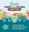 Picture of Naturo SENIOR Dog Cans Turkey & Chicken in Herb Gravy 390g x 12