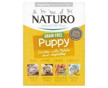 Picture of Naturo PUPPY Tray GRAIN-FREE Chicken, Potato & Veg 150g x 7