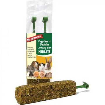 Picture of Mr Johnson's Niblets - Vegetable & Dandelion Crunchy Bars 120g x 8