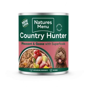 Picture of Natures Menu Country Hunter Dog Can - Pheasant & Goose 600g x 6