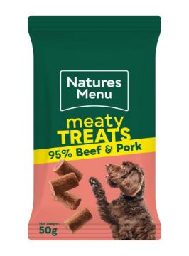 Picture of Natures Menu Dog Treat - Beef 60g x 12