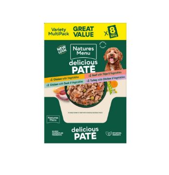 Picture of Natures Menu Adult Dog Pouch - Mixed Multipack 300g x 8