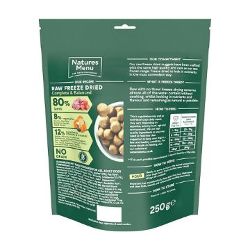 Picture of * Natures Menu Raw Freeze Dried Complete & Balanced Lamb 120g x 1