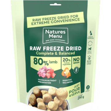 Picture of * Natures Menu Raw Freeze Dried Complete & Balanced Lamb 250g x 1