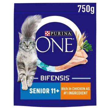 Picture of Purina One Cat Senior 11+ Chicken & Whole Grains 750g x 1