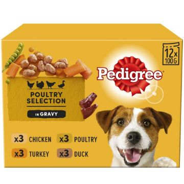 Picture of Pedigree Pouch Adult Mixed Selection in Gravy 100g 12-pack x 4