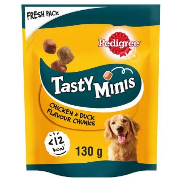 Picture of Pedigree Tasty Minis Chicken & Duck Flavour Chunks 130g x 8