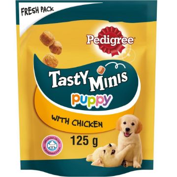 Picture of Pedigree Tasty Minis - Puppy Chewy Cubes with Chicken 125g x 8