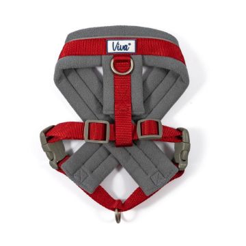 Picture of Ancol Viva Padded Harness Small 34-45cm Red x 1