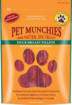 Picture of Pet Munchies Dog Treats Duck Breast Fillets 80g x 8