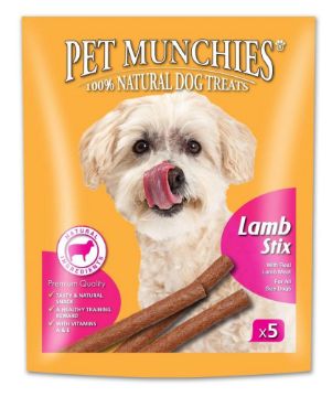 Picture of Pet Munchies Dog Stix - Lamb 50g x 5 x 10
