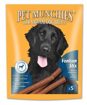 Picture of Pet Munchies Dog Stix - Venison 50g x 5 x 10