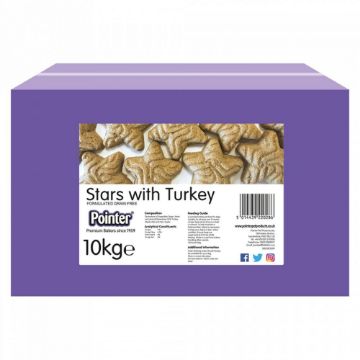 Picture of Pointer Grain-Free Turkey Stars 10kg