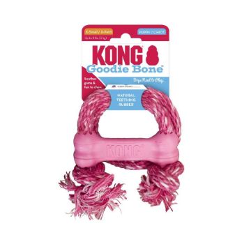 Picture of Puppy KONG Goodie Bone with Rope - Extra Small x 1