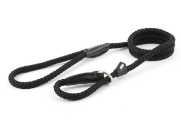 Picture of Ancol Viva Nylon Rope Slip Lead 30kg 120 x 1.0cm Black x 1
