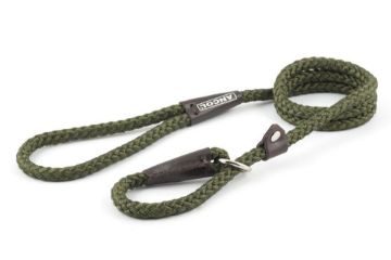 Picture of Ancol Heritage Rope Slip Lead 30kg 120 x 1.0cm Green x 1 