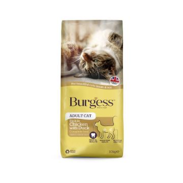 Picture of Burgess Adult Cat - Chicken & Duck 10kg