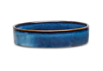 Picture of Scruffs Reactive Glaze Pet Saucer 13cm Midnight Blue x 1