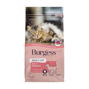 Picture of Burgess Adult Cat - Scottish Salmon 1.5kg