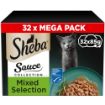 Picture of * Sheba Foils Sauce Collection Mixed Selection 85g 32pk x 1