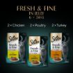 Picture of Sheba Pouch Fresh & Fine Poultry in Jelly 50g 6pk x 8