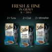 Picture of Sheba Pouch Fresh & Fine Tuna, Cod & Whitefish in Gravy 50g 6pk x 8