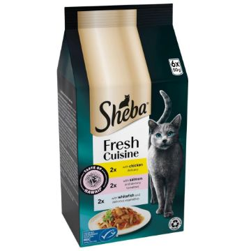 Picture of Sheba Pouch Fresh Cuisine Hawaii 50g 6-pack x 8