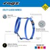 Picture of Rogz Utility Turquoise Extra Large (Lumberjack) H-Harness 23½"-39½" x 1