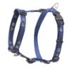 Picture of ROGZ Fancy Dress Classic Harness Navy Paw Medium 32-52cm x 1