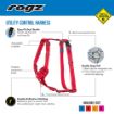 Picture of ROGZ Control Harness Pink Medium 32-52cm x 1