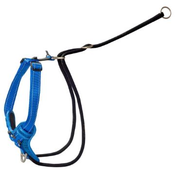 Picture of ROGZ Stop Pull Harness XL Blue 60-100cm x 1