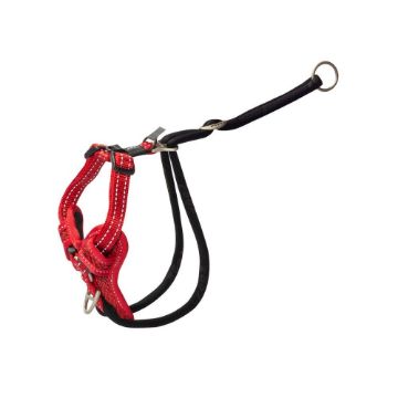 Picture of ROGZ Stop Pull Harness Medium Red 32-52cm x 1