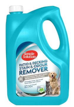 Picture of Simple Solution Patio & Decking Stain + Odour Remover 4 Litre x 1