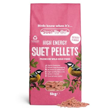 Picture of Suet to Go High Energy Suet Pellets Berry 5kg Bag