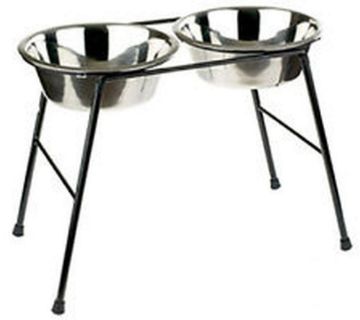 Picture of Classic High Twin Feeder Stand - including 11" bowls x 1