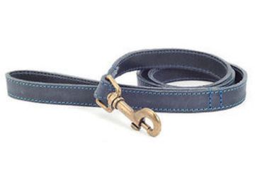 Picture of Ancol Timberwolf Leather Lead Blue 50kg 19mm x 24" x 1